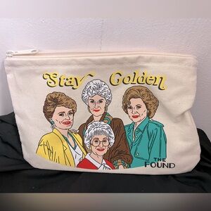 5/$25 Stay Golden Canvas Golden Girls Cosmetic Bag